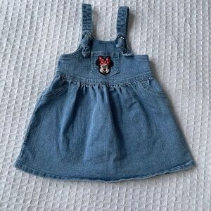 Disney Minnie Mouse Denim Dress - Size 24M